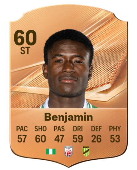 Benjamin 60 Bronze ST FC 27 card