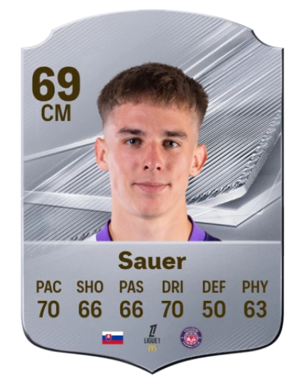 Sauer 69 Silver CM FC 27 card