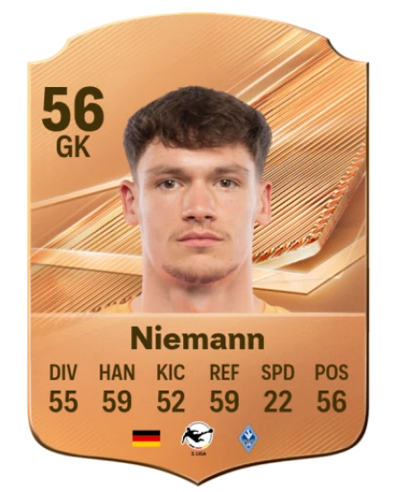 Niemann 56 Bronze GK FC 27 card