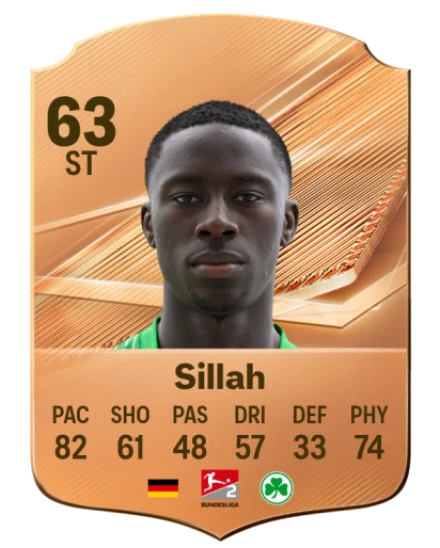 Sillah 63 Bronze ST FC 27 card