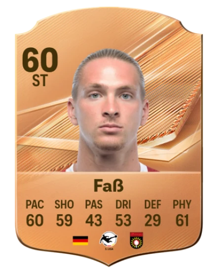 Faß 60 Bronze ST FC 27 card