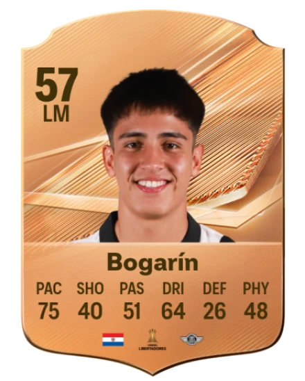 Bogarín 57 Bronze LM FC 27 card
