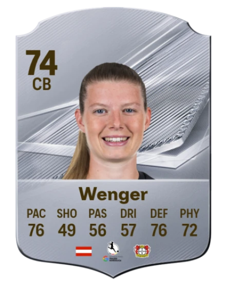 Wenger 74 Silver CB FC 27 card