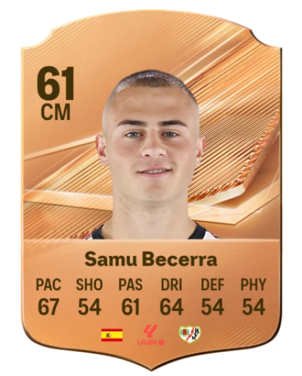 Samu Becerra 61 Bronze CM FC 27 card
