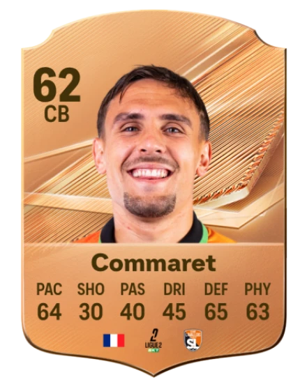 Commaret 62 Common CB FC 26 card