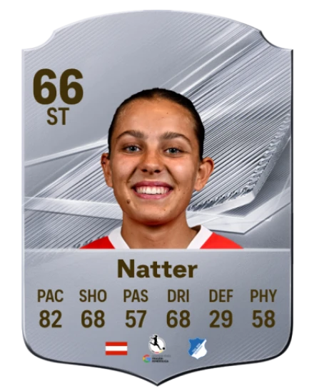 Natter 66 Silver ST FC 27 card