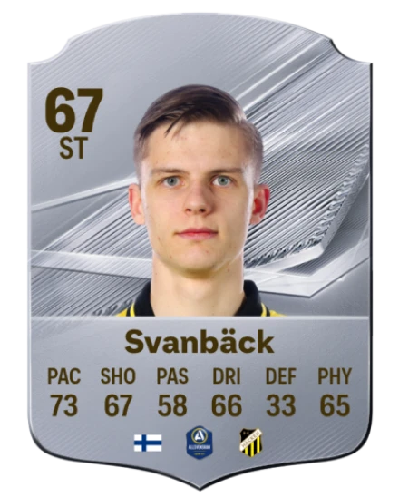Svanbäck 67 Common ST FC 26 card