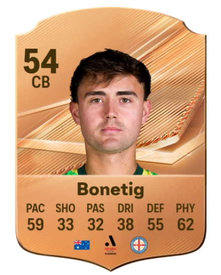 Bonetig 54 Bronze CB FC 27 card