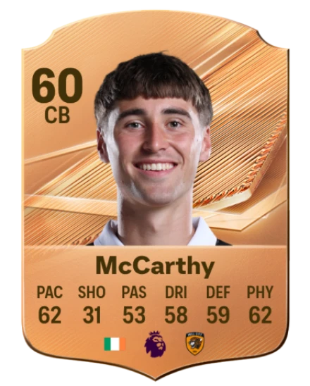 McCarthy 60 Bronze CB FC 27 card