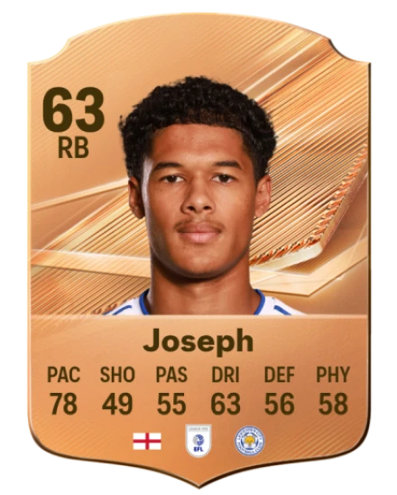 Joseph 63 Bronze RB FC 27 card