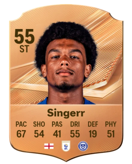 Singerr 55 Bronze ST FC 27 card
