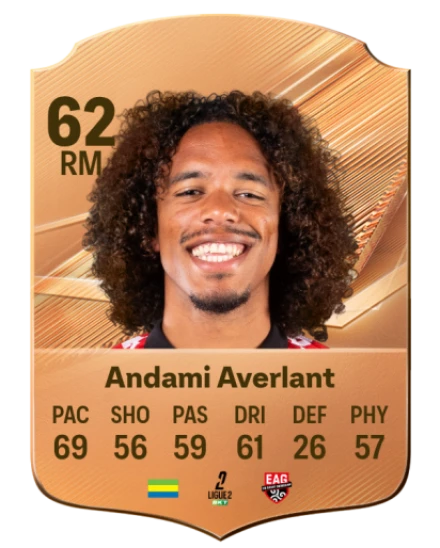 Andami Averlant 62 Bronze RM FC 27 card