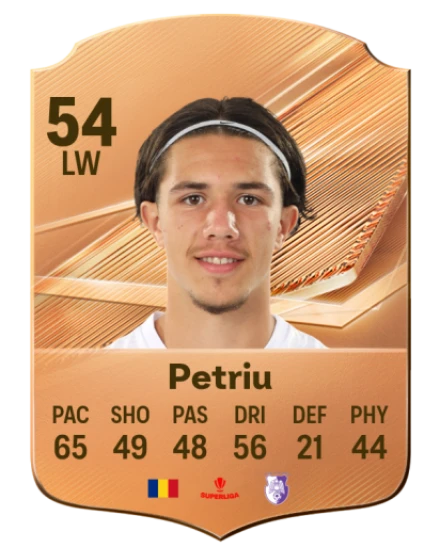 Petriu 54 Bronze LW FC 27 card
