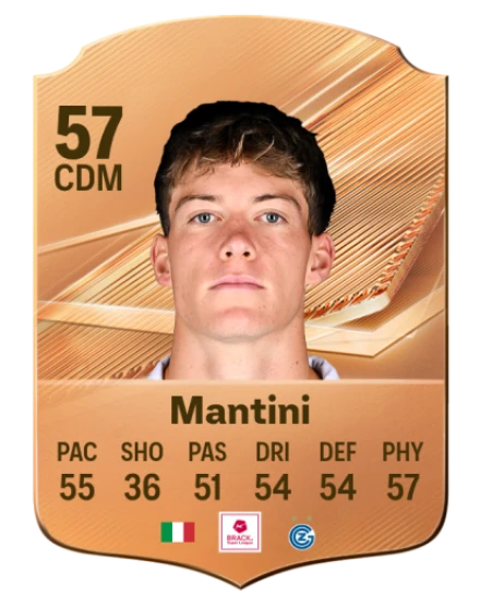 Mantini 57 Bronze CDM FC 27 card