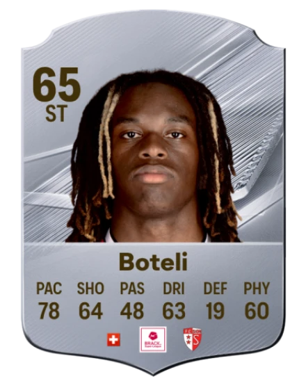 Boteli 65 Silver ST FC 27 card