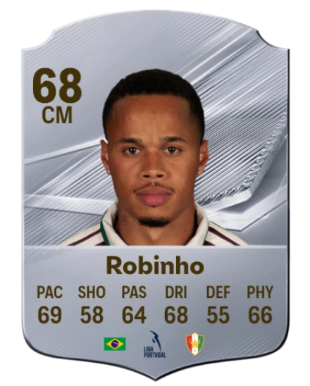 Robinho 68 Silver CM FC 27 card