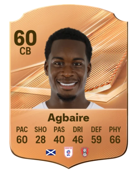 Agbaire 60 Bronze CB FC 27 card
