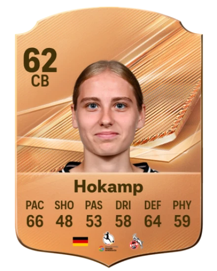 Hokamp 62 Bronze CB FC 27 card