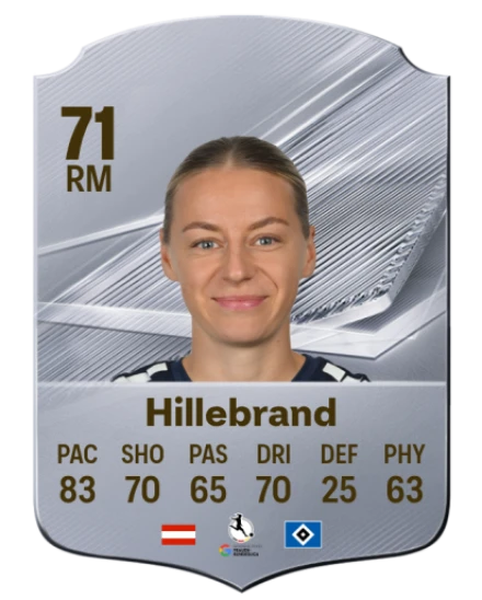 Hillebrand 71 Common RM FC 26 card