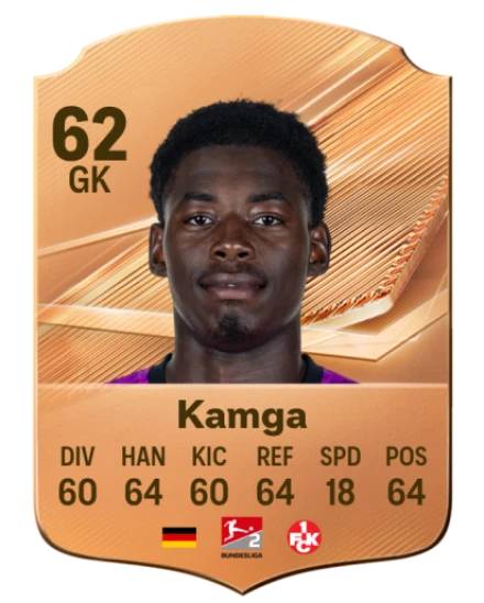 Kamga 62 Bronze GK FC 27 card