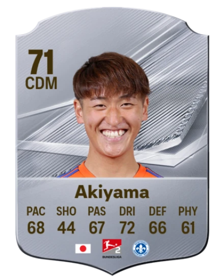 Akiyama 71 Common CDM FC 26 card