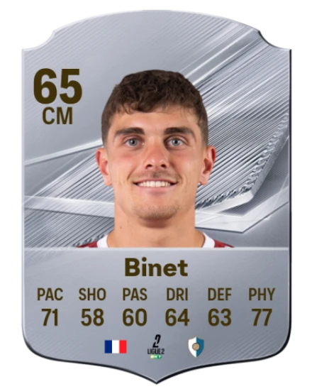 Binet 65 Common CM FC 26 card