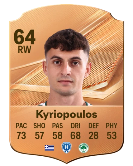 Kyriopoulos 64 Bronze RW FC 27 card