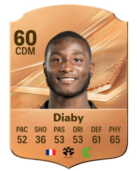Diaby 60 Bronze CDM FC 27 card