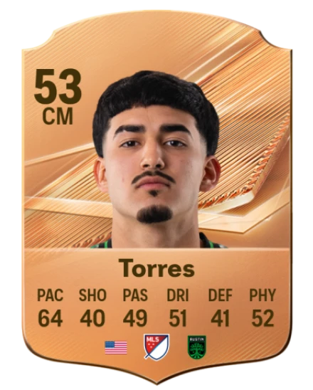 Torres 53 Bronze CM FC 27 card