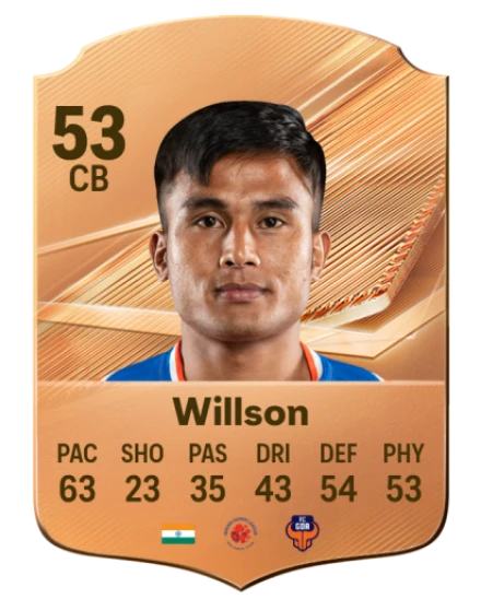 Willson 53 Common CB FC 26 card