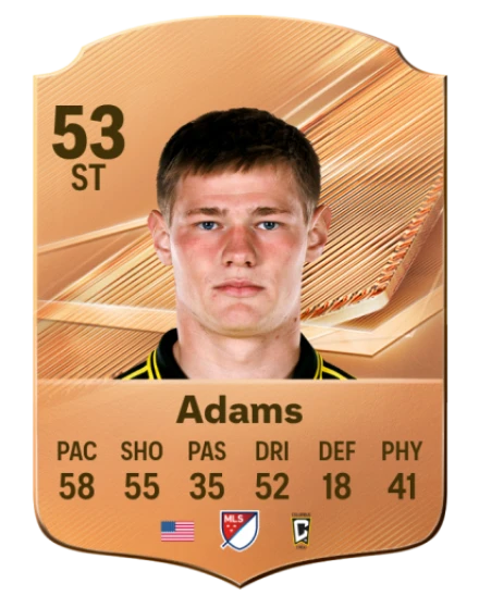 Adams 53 Bronze ST FC 27 card