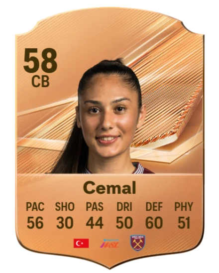 Cemal 58 Bronze CB FC 27 card