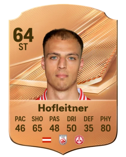Hofleitner 64 Common ST FC 26 card
