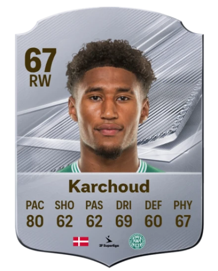 Karchoud 67 Common RW FC 26 card