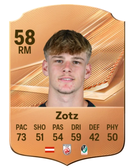 Zotz 58 Bronze RM FC 27 card
