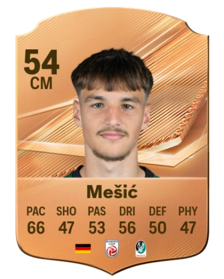 Mešić 54 Bronze CM FC 27 card