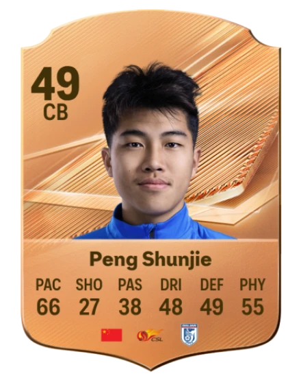 Peng Shunjie 49 Bronze CB FC 27 card