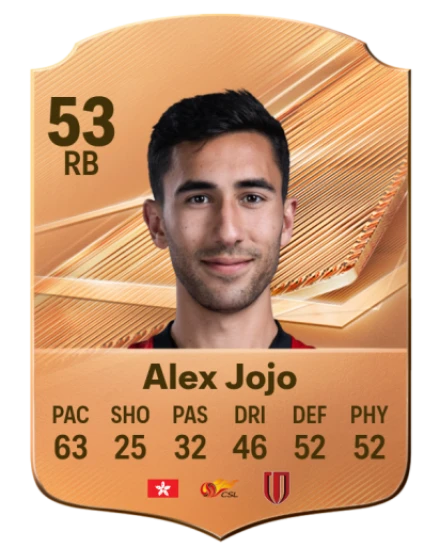 Alex Jojo 53 Bronze RB FC 27 card
