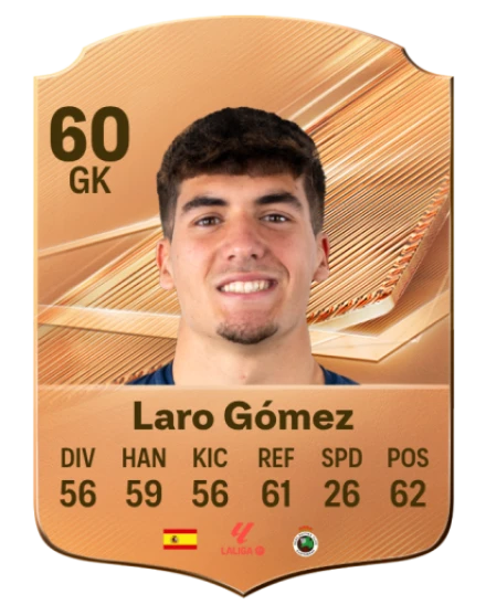 Laro Gómez 60 Bronze GK FC 27 card