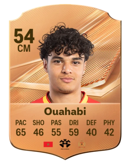 Ouahabi 54 Bronze CM FC 27 card