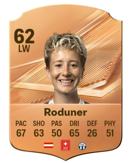 Roduner 62 Common LW FC 26 card