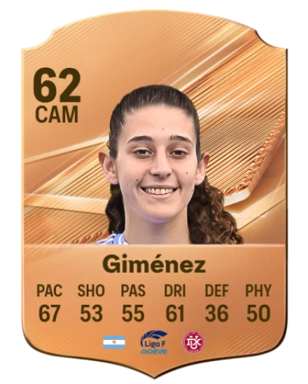 Giménez 62 Bronze CAM FC 27 card
