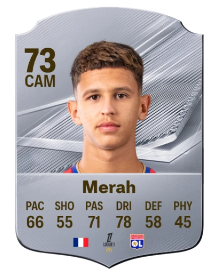Merah 73 Silver CAM FC 27 card