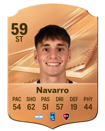 Navarro 59 Bronze ST FC 27 card