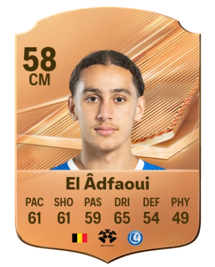 El Âdfaoui 58 Bronze CM FC 27 card