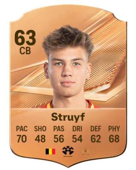 Struyf 63 Bronze CB FC 27 card