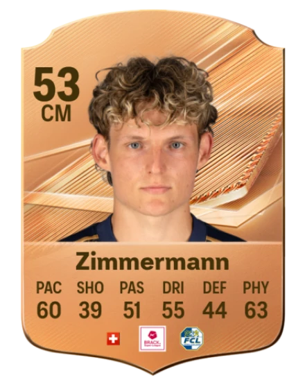 Zimmermann 53 Bronze CM FC 27 card