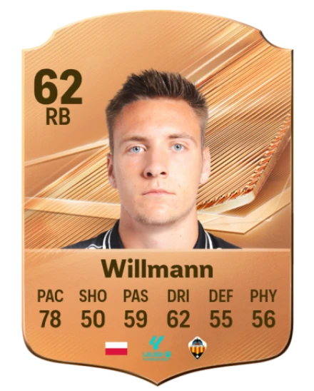 Willmann 62 Bronze RB FC 27 card