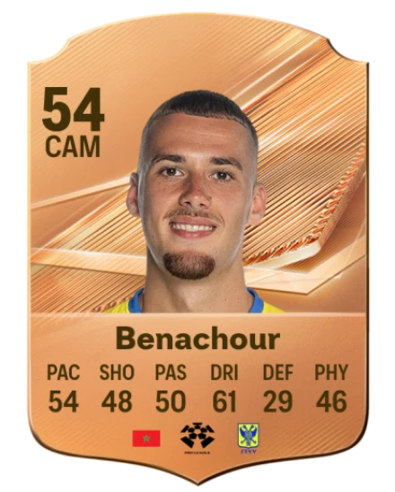 Benachour 54 Bronze CAM FC 27 card