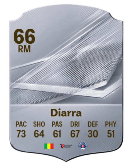Diarra 66 Rare RM FC 26 card